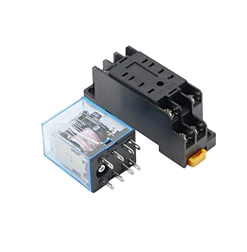 30 stücke MY2P HH52P MY2NJ 12 V 24 V DC/110 V 220 V 380 AC Spule Allzweck DPDT Micro Mini Relais mit Sockel Basis(Dc,48V) von COSZWQDP