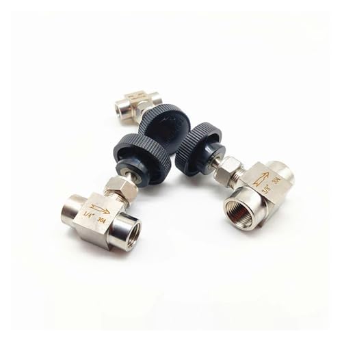 304 Edelstahl Nadel 1/8 "1/4" 3/8 "1/2" Innengewinde Globus(Npt-304,1/8 Inch) von COSZWQDP