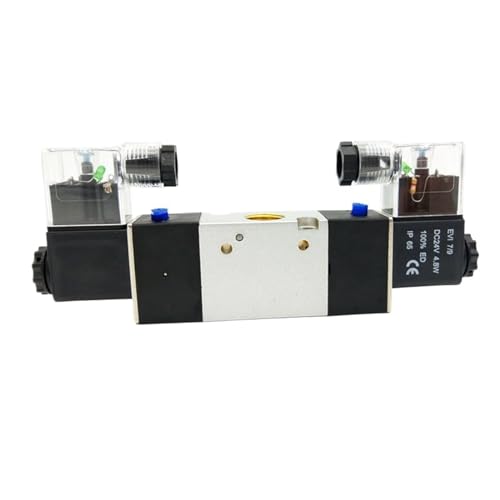 3V220 G1/4 Magnetventil Zweiwege-Dreipositions-Pneumatikventil Einzel-Doppelspulen-Pneumatikventil(Ac220v-1pc) von COSZWQDP