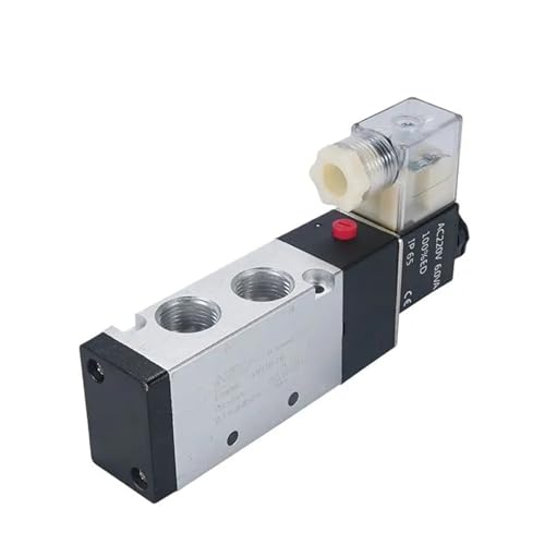 4V210-06/18 4V220-08/10 4V230C/E/P-08/10 Pneumatisches elektrisches Magnetventil 5-Wege-2-Positions-Steuerluft-Gas-Magnetventil(4v210-06,AC110V) von COSZWQDP