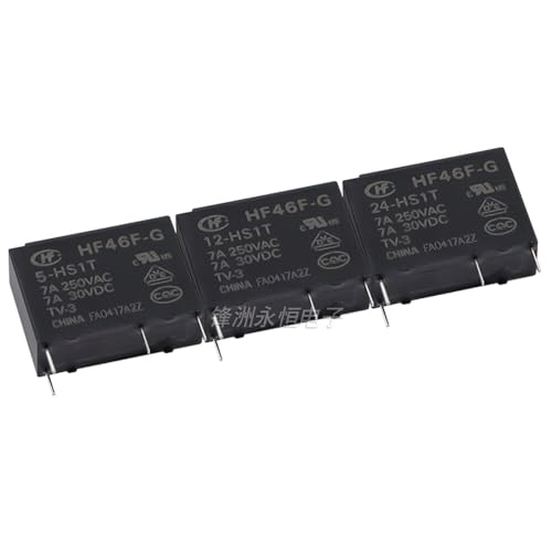 50 stück/Array Relais HF46F-G-5 12 24-HS1 HS1T 4PIN 7A ein Satz Schließer(G-24-HS1T) von COSZWQDP