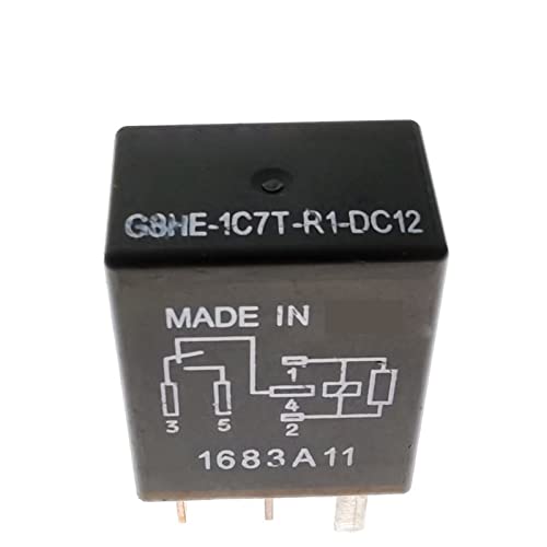 COSZWQDP 1 Stück Auto-Relais G8HE-1C7T-R1-DC12 G8HE-1C7T-R1 DC12 G8HE 12 V 5PIN COSZWQDP 1 Stück Auto-Relais G8HE-1C7T-R1-DC12 G8HE-1C7T-R1 DC12 G8HE 12 V 5PIN von COSZWQDP