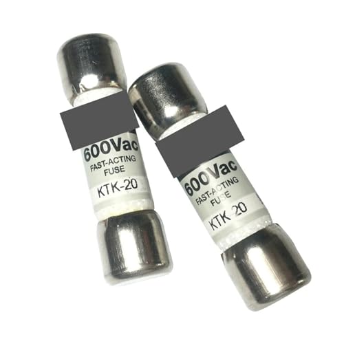 COSZWQDP 1 Stück Schnellsicherung KTK-1/2 KTK-1-2-3 KTK-4 KTK-5 KTK-6 KTK-8 KTK-10 KTK-12 KTK-15 KTK-20-25 KTK-30-40A 0,5 A ~ 40 A 600VAC(KTK-40 40A) von COSZWQDP
