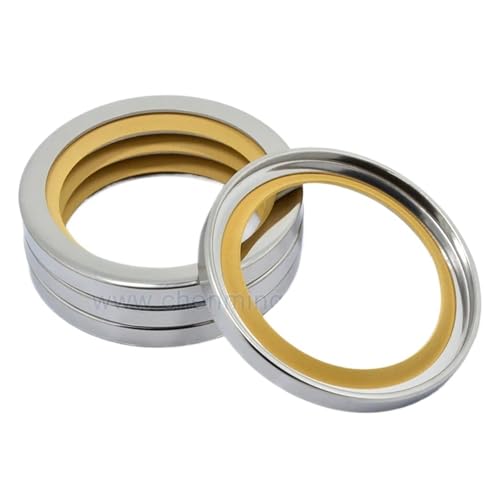 COSZWQDP 1 stücke 60 * 80 * 8 60 * 80 * 10 PTFE Lip Öl Dichtung mit Edelstahl Gehäuse Gelb Einzel Lip und Dual Lip(60x80x10 Ctlbdyw) von COSZWQDP