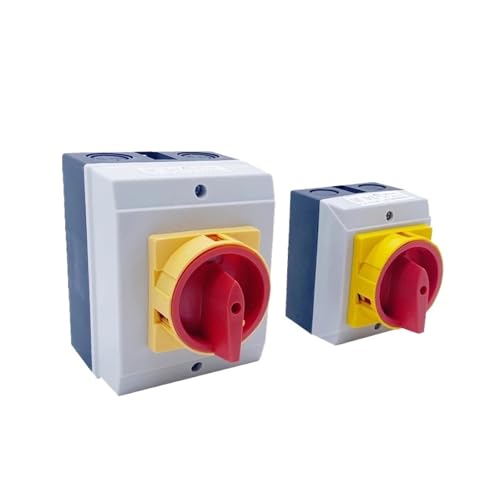 COSZWQDP 1 stücke YMD11-25A 32A Isolator Schalter Vorhängeschloss AUF-Off Trennen Selector 3/4P wasserdichte Box Gehäuse IP65(Large BOX-32A) von COSZWQDP