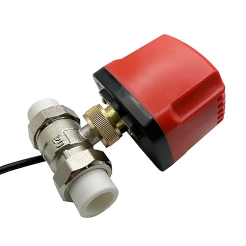 COSZWQDP 3/4'' 1'' 1-1/4'' 2'' PPR IP65 Wasserdichter motorisierter Kugelhahn 2-Wege-Messing-Elektrokugelhähne Große Metallmotoren(12vdc-cr02,PPR25) von COSZWQDP