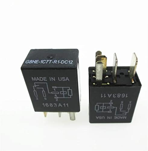 COSZWQDP Auto Auto 12V Relais G8HE-1C7T-R1-DC12 G8HE-1C7T-R1-DC12V G8HE-1C7T-R1-12VDC G8HE1C7TR1DC12 12V DC12V 12VDC 5PIN 10 Teile/los COSZWQDP Auto Auto 12V Relais G8HE-1C7T-R1-DC12 G8HE-1C7T-R1-DC12V G8HE-1C7T-R1-12VDC G8HE1C7TR1DC12 12V DC12V 12VDC 5PIN 10 Teile/los von COSZWQDP
