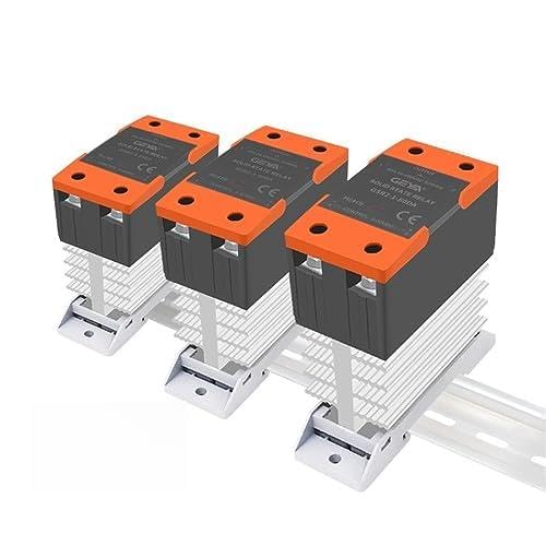 COSZWQDP GSR2-1 SSR 10A 25A 40A 60A 80A 100A 120A Din-schiene Montiert Solid State Relais SSR Einphasig mit Kühlkörper DD AA DA ​​SSR von COSZWQDP