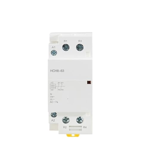 COSZWQDP HCH8-63 Modularschütz 2P 63A 2NO oder 2NC 1NO1NC 220V Haushaltsschütz Anleitungstyp(2P 63A 1NO1NC 110V) von COSZWQDP