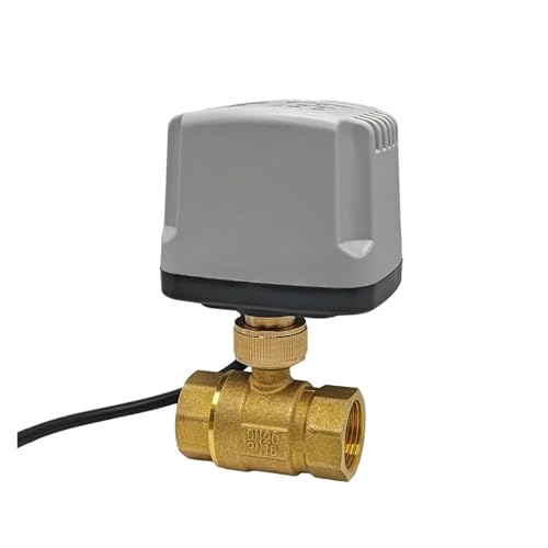 DN15 DN20 DN25 Vollbohrung, wasserdicht, motorisierte Kugel, Messing, IP65, Innengewinde, AC/DC 12 V, 24 V, 110 V, 220 V(Dc24v-cr03,DN25) von COSZWQDP