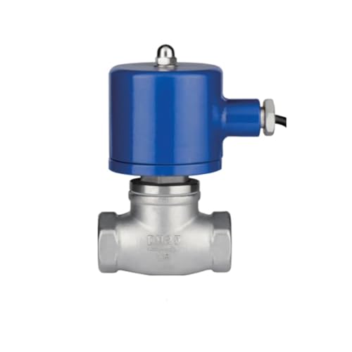 DN15-DN65 Edelstahl-Pilotkolben-Magnetventil AC220V 110V Normalerweise geschlossenes Magnetventil for Dampf, Flüssigkeit, Wasser(BSP-110V,DN40) von COSZWQDP