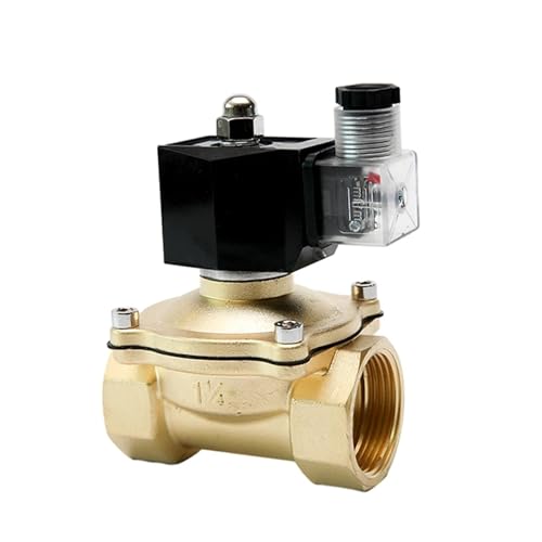 DN32 Messing Wasserdichtes Magnetventil IP65 Normalerweise Geschlossen 1-1/4" Schalter Wasserventile 220V 24V 12V(BSP-380VAC) von COSZWQDP