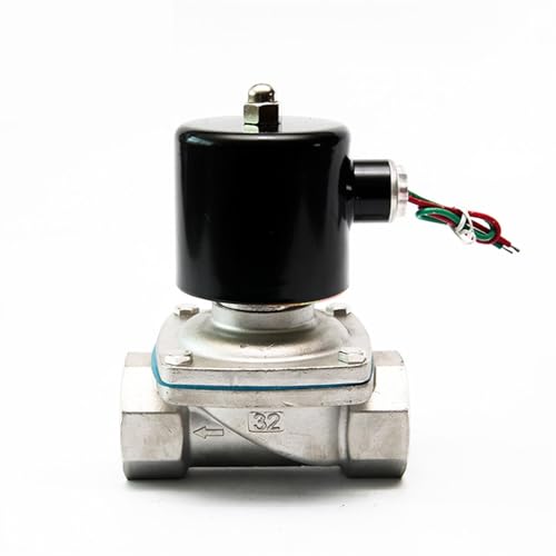 DN32 Normalerweise geschlossenes Magnetventil aus Edelstahl 220VAC 12VDC 24VDC Magnetventil 1-1/4 Zoll(220VAC-CLOSED) von COSZWQDP