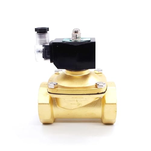 Messing 2 weg 24vdc 2 zoll 220v Gas Magnetventil Normalerweise Geschlossen DIN spule 12v Wasserdicht(NPT-220VAC) von COSZWQDP