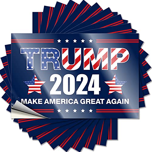 COTECI Mechaniker-Aufkleber Trump 2024 Make America Great Again lustiger Aufkleber 10 Stück lustige Schilder für Schlafzimmer Stoßstangenaufkleber für Autos (Größe: 12 x 18 cm) von COTECI