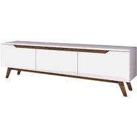 TV-Möbel mit 3 Türen weiß - L180 cm TV-Möbel mit 3 Türen weiß - L180 cm von COTECOSY