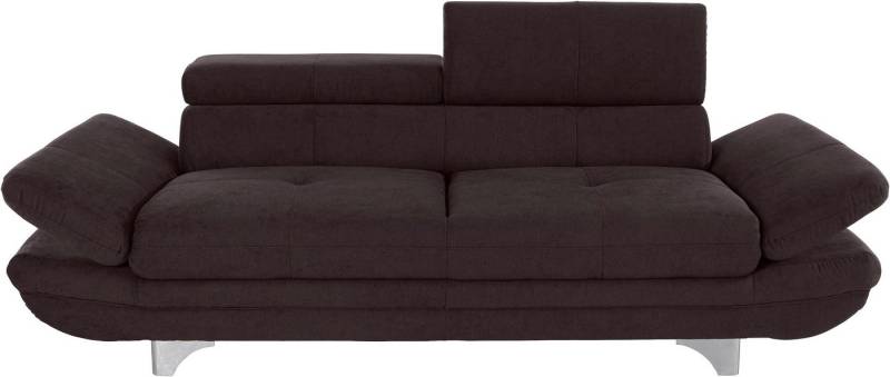 COTTA 3-Sitzer Enterprise, Big-Sofa, mit Armteilverstellung & Kopfteilverstellung von COTTA