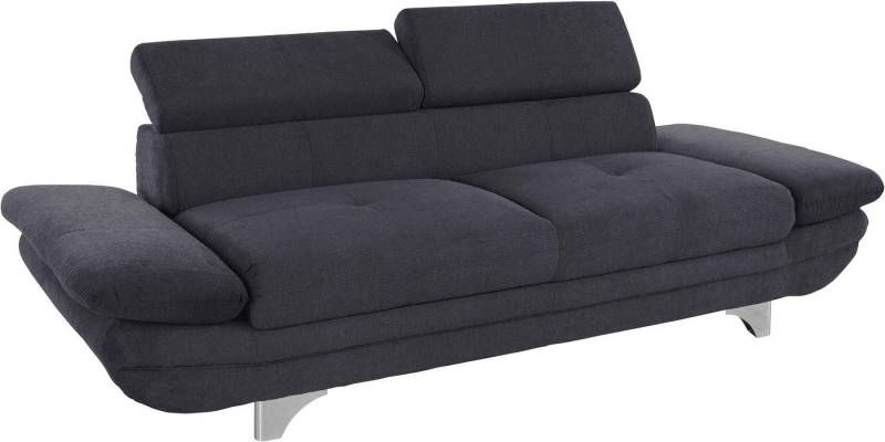 COTTA 3-Sitzer Enterprise, Big-Sofa, mit Armteilverstellung & Kopfteilverstellung von COTTA