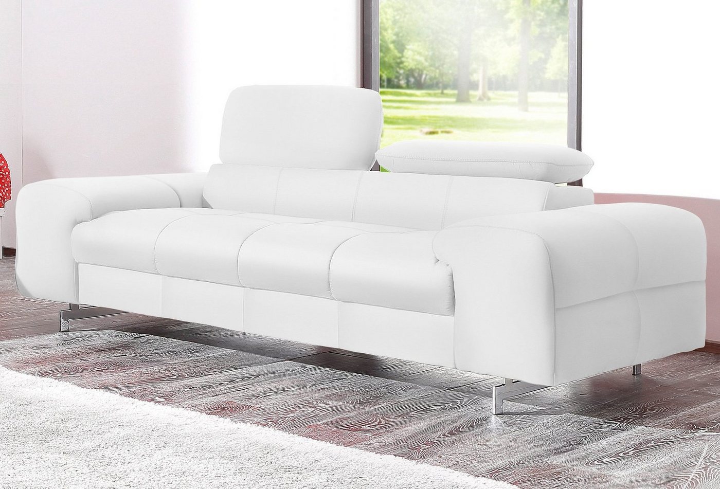 COTTA 2-Sitzer Chef, Big-Sofa mit Kopfteilverstellung, edle Metallkufen COTTA 2-Sitzer Chef, Big-Sofa mit Kopfteilverstellung, edle Metallkufen von COTTA