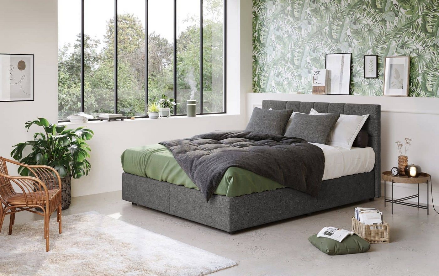 COTTA Boxbett Nala - inkl Topper und H3 Matratze (Bett inklusive Matratze und Topper), Inklusive Matratze und Topper, in verschiedenen Größen von COTTA