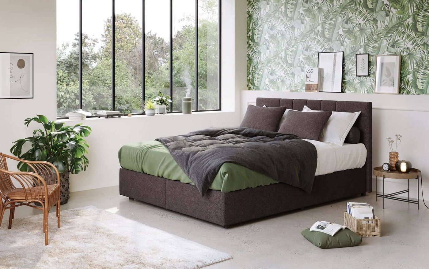 COTTA Boxbett Nala - inkl Topper und H3 Matratze (Bett inklusive Matratze und Topper), Inklusive Matratze und Topper, in verschiedenen Größen von COTTA