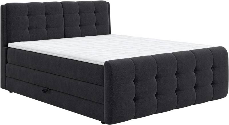 COTTA Boxspringbett Fort mit Bettkasten, inkl. Topper, erhältlich in verschiedenen Breiten (160cm, 180cm & 200cm) von COTTA