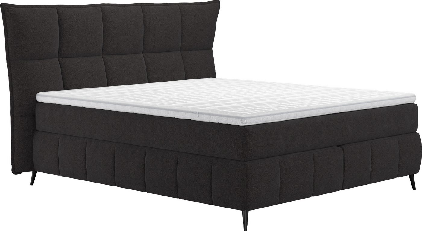COTTA Boxspringbett Sarah, inkl. Topper, 2 Matratzenkerne, Härtegrade H2, H3 oder H4 von COTTA
