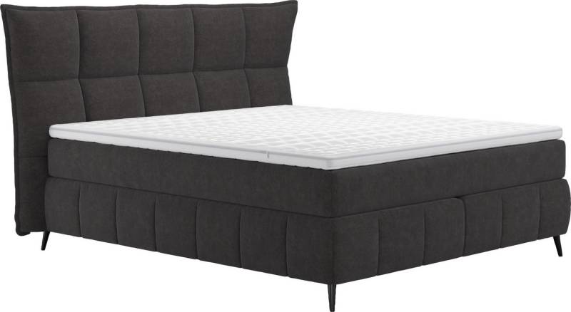COTTA Boxspringbett Sarah, inkl. Topper, 2 Matratzenkerne, Härtegrade H2, H3 oder H4 von COTTA