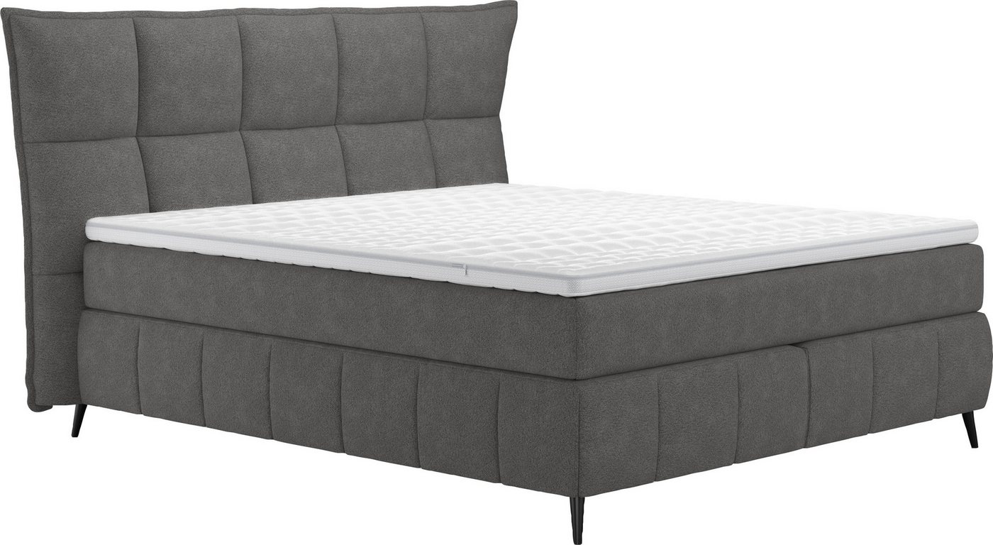 COTTA Boxspringbett Sarah, inkl. Topper, 2 Matratzenkerne, Härtegrade H2, H3 oder H4 von COTTA