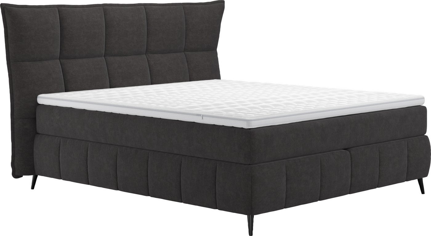 COTTA Boxspringbett Sarah, inkl. Topper, 2 Matratzenkerne, Härtegrade H2, H3 oder H4 von COTTA