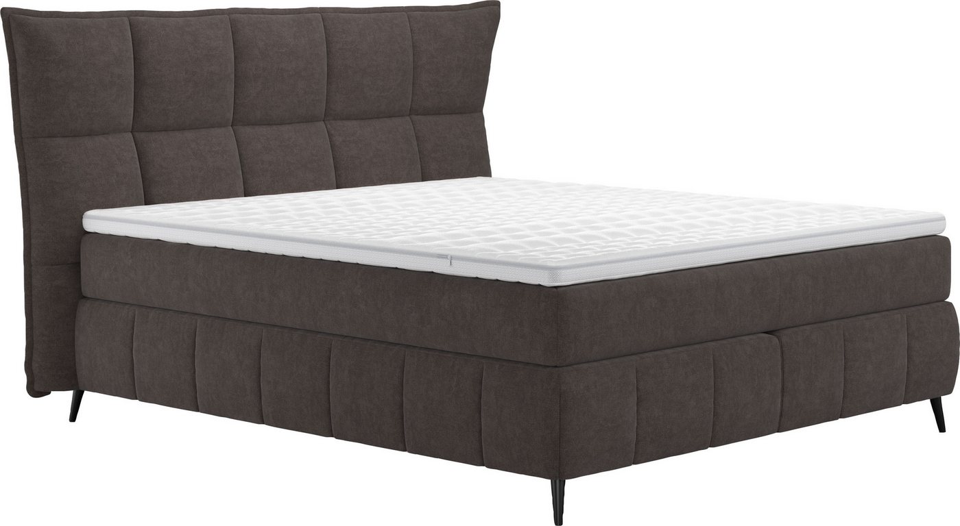 COTTA Boxspringbett Sarah, inkl. Topper, 2 Matratzenkerne, Härtegrade H2, H3 oder H4 von COTTA