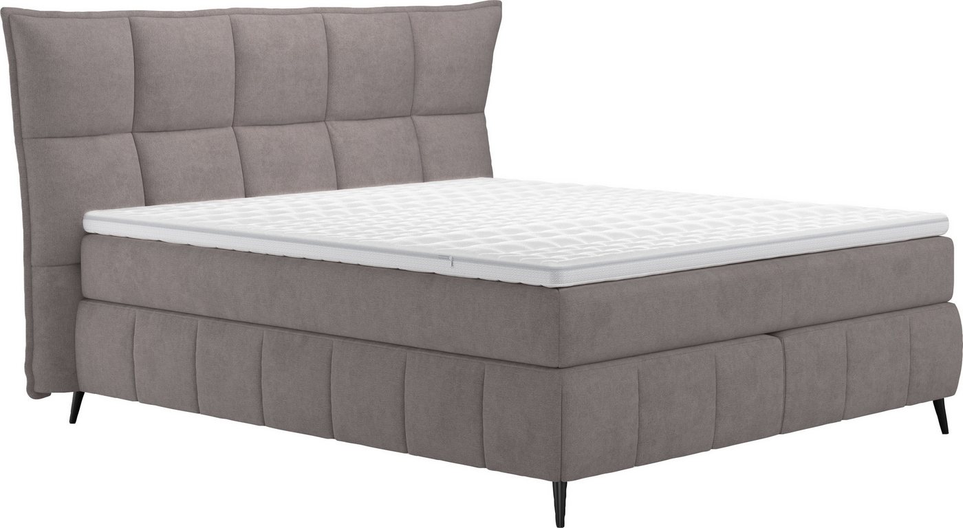 COTTA Boxspringbett Sarah, inkl. Topper, 2 Matratzenkerne, Härtegrade H2, H3 oder H4 von COTTA