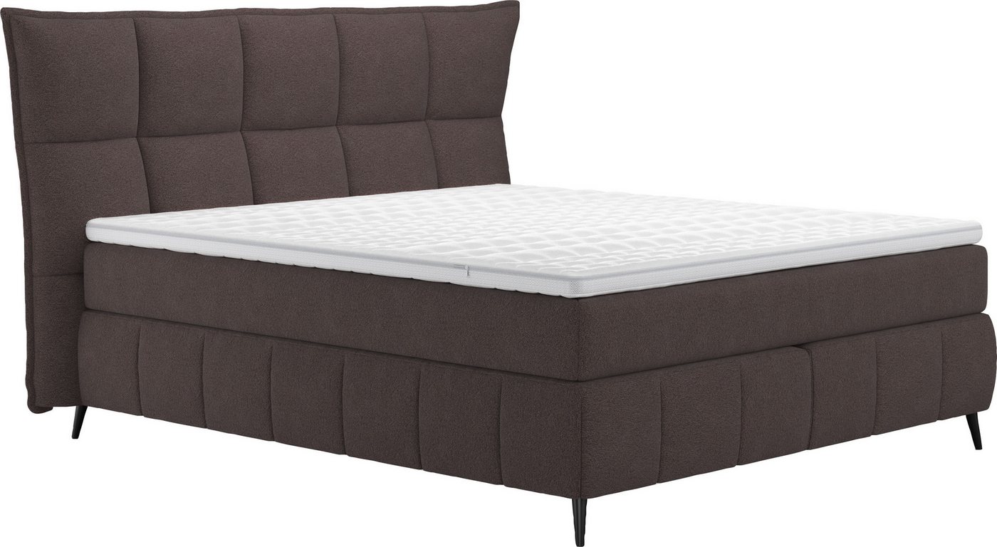 COTTA Boxspringbett Sarah, inkl. Topper, 2 Matratzenkerne, Härtegrade H2, H3 oder H4 von COTTA