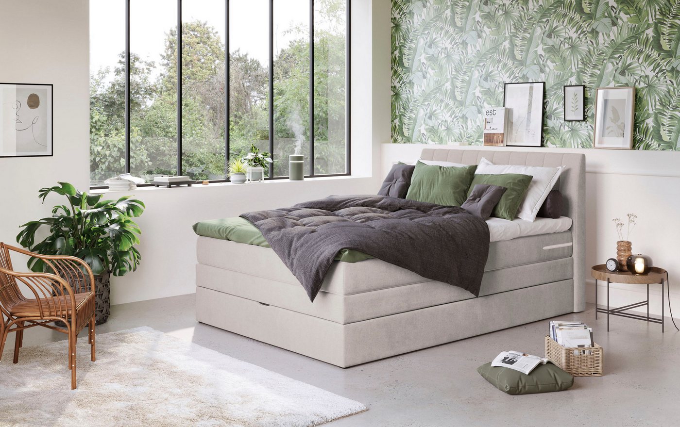 COTTA Boxspringbett Shark inkl. Bettkasten und Topper, erhältlich in den Breiten 140x200cm, 160x200cm und 180x200cm COTTA Boxspringbett Shark inkl. Bettkasten und Topper, erhältlich in den Breiten 140x200cm, 160x200cm und 180x200cm von COTTA
