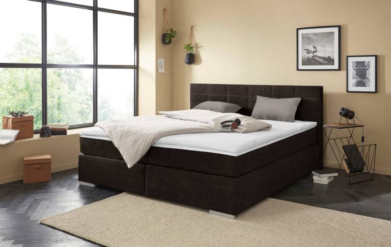 COTTA Boxspringbett Simba, Topseller! wahlweise mit oder ohne Matratze und Topper bestellbar von COTTA