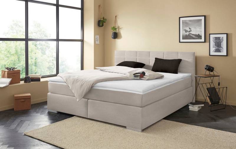 COTTA Boxspringbett Simba, Topseller! wahlweise mit oder ohne Matratze und Topper bestellbar von COTTA