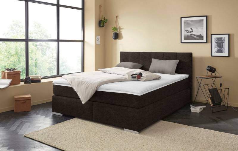 COTTA Boxspringbett Simba, Topseller! wahlweise mit oder ohne Matratze und Topper bestellbar von COTTA