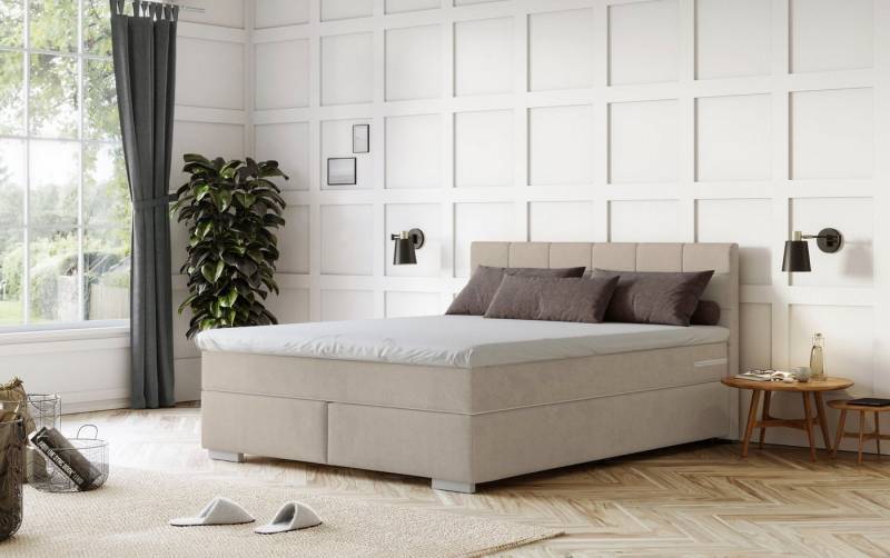COTTA Boxspringbett Simba, Topseller! wahlweise mit oder ohne Matratze und Topper bestellbar von COTTA