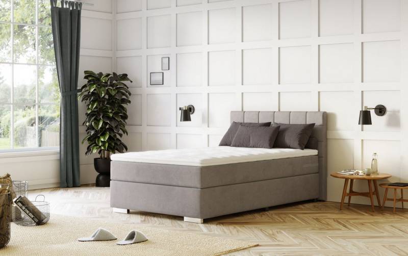 COTTA Boxspringbett Simba, Topseller! wahlweise mit oder ohne Matratze und Topper bestellbar von COTTA