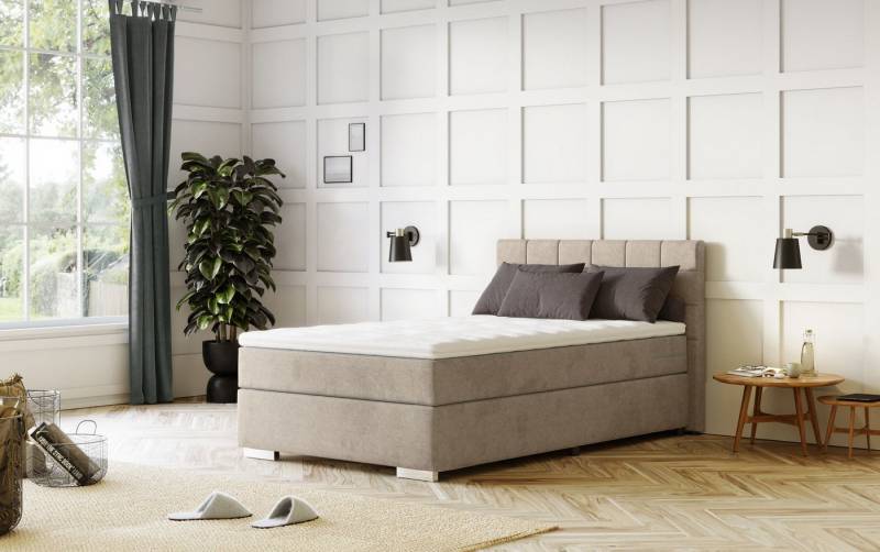 COTTA Boxspringbett Simba, Topseller! wahlweise mit oder ohne Matratze und Topper bestellbar von COTTA