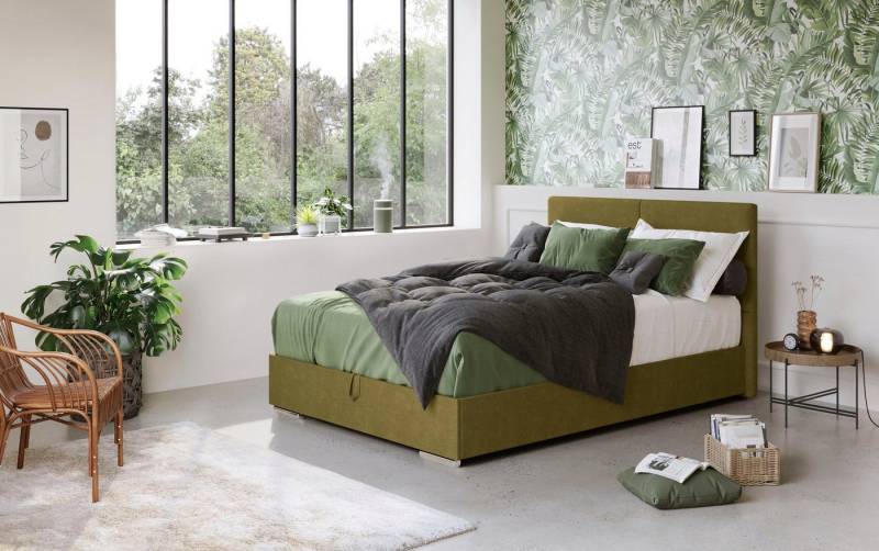 COTTA Boxbett Tom mit Bettkasten, Topper und Zierkissen, Bestseller, Unser Dauertiefpreis von COTTA