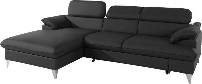 COTTA Ecksofa Caluso L-Form, mit Kopfteilverstellung, wahlweise mit Bettfunktion & Bettkasten von COTTA