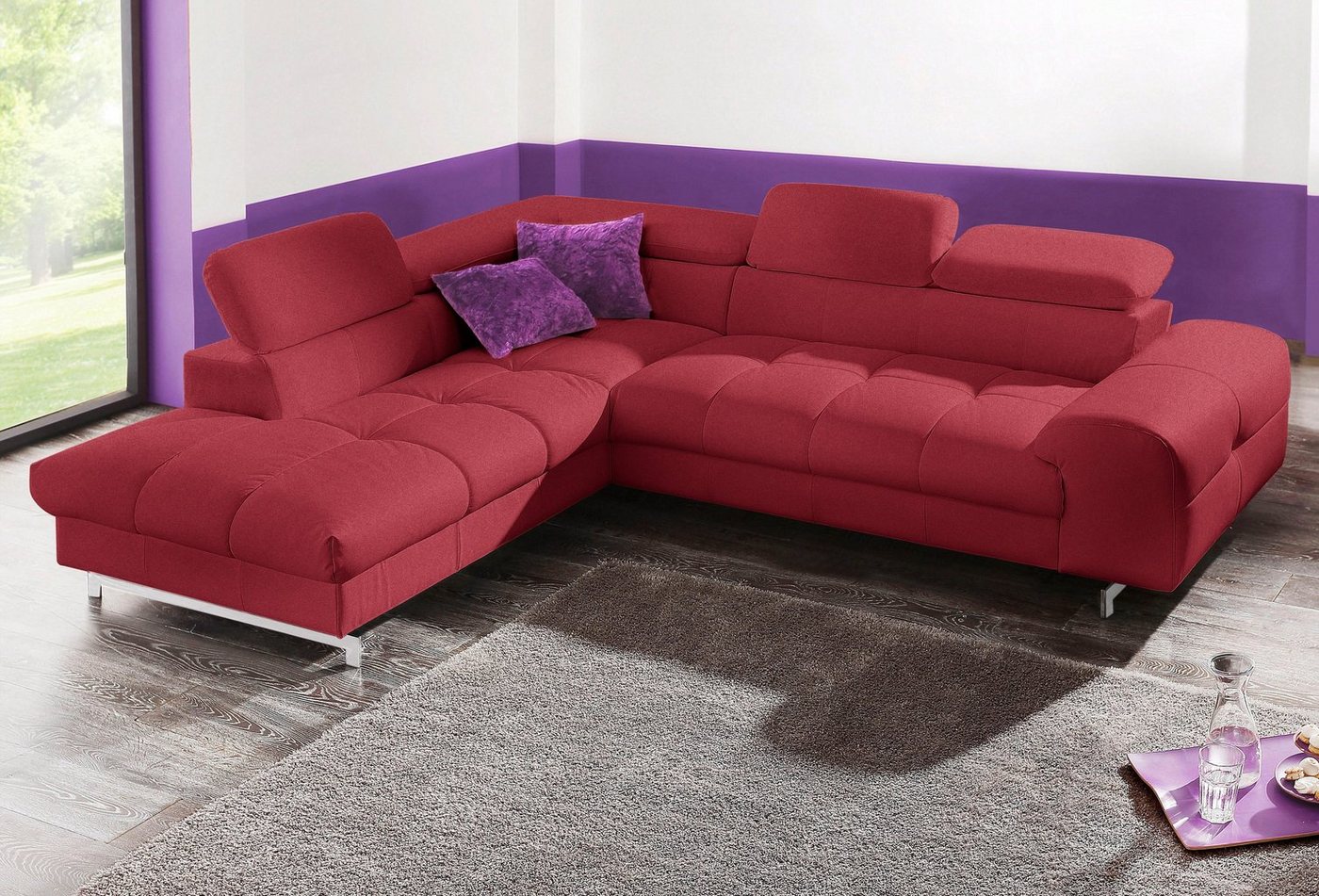 COTTA Ecksofa Chef L-Form, mit Kopfteilverstellung, wahlweise mit Bettfunktion COTTA Ecksofa Chef L-Form, mit Kopfteilverstellung, wahlweise mit Bettfunktion von COTTA