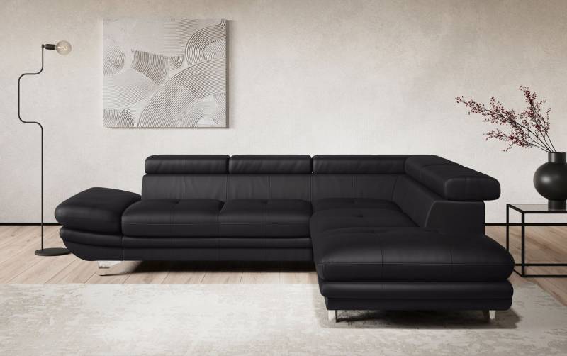 COTTA Ecksofa Enterprise L-Form, mit Arm- & Kopfteilverstellung, wahlweise mit Bettfunktion COTTA Ecksofa Enterprise L-Form, mit Arm- & Kopfteilverstellung, wahlweise mit Bettfunktion von COTTA