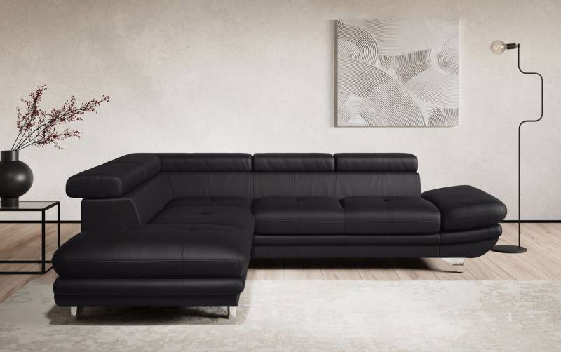COTTA Ecksofa Enterprise L-Form, mit Arm- & Kopfteilverstellung, wahlweise mit Bettfunktion COTTA Ecksofa Enterprise L-Form, mit Arm- & Kopfteilverstellung, wahlweise mit Bettfunktion von COTTA
