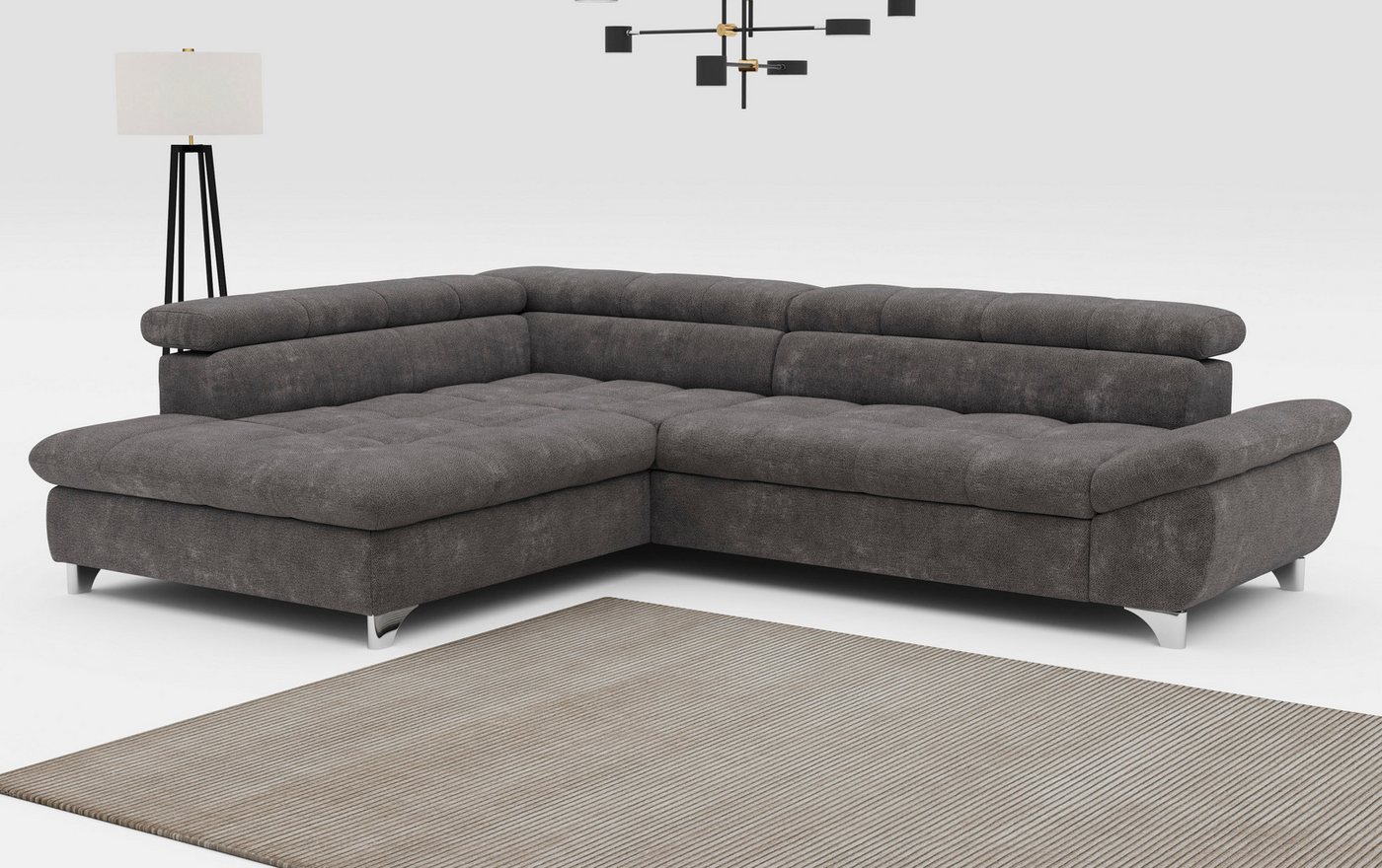 COTTA Ecksofa Gemini L-Form, mit Kopfverstellung, optional mit Schlaffunktion bzw. XXL-Sitzfläche COTTA Ecksofa Gemini L-Form, mit Kopfverstellung, optional mit Schlaffunktion bzw. XXL-Sitzfläche von COTTA