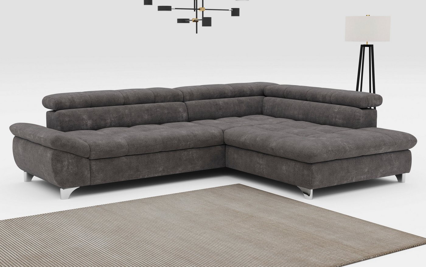 COTTA Ecksofa Gemini L-Form, mit Kopfverstellung, optional mit Schlaffunktion bzw. XXL-Sitzfläche COTTA Ecksofa Gemini L-Form, mit Kopfverstellung, optional mit Schlaffunktion bzw. XXL-Sitzfläche von COTTA
