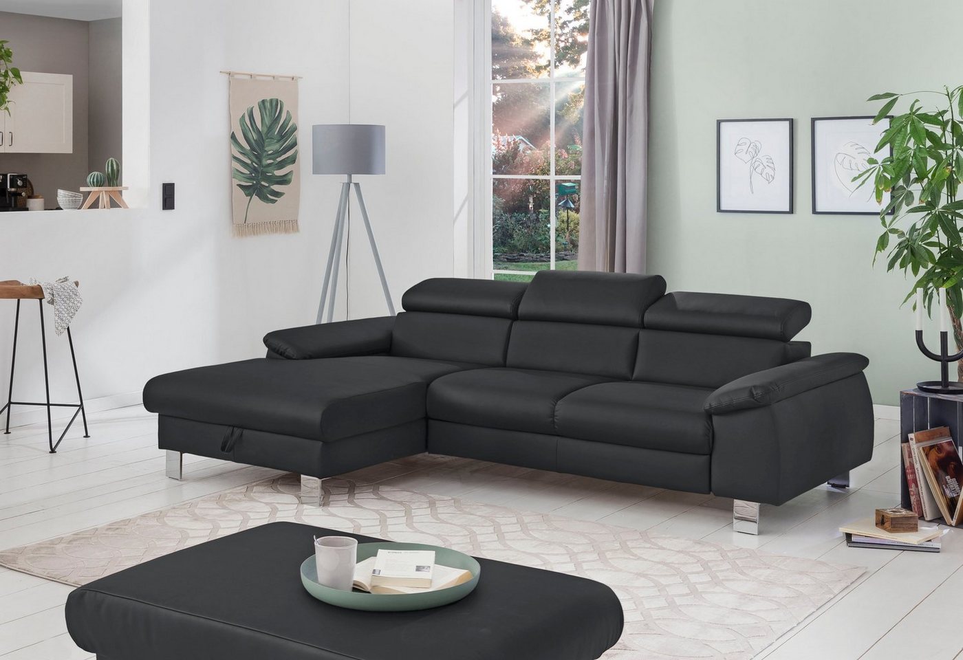 COTTA Ecksofa Komaris L-Form, Ecksofa, Bodenfreiheit 12,5 cm von COTTA