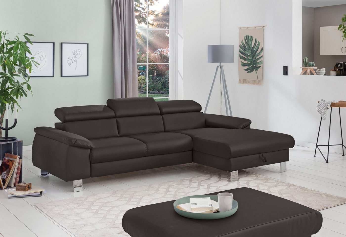 COTTA Ecksofa Komaris, Ecksofa, L-Form, Bodenfreiheit 12,5 cm von COTTA