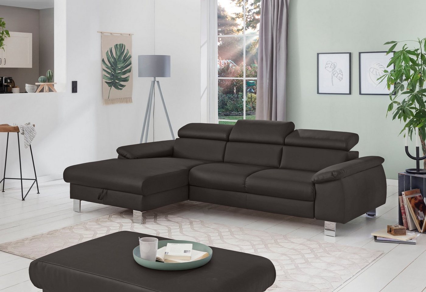 COTTA Ecksofa Komaris, Ecksofa, L-Form, Bodenfreiheit 12,5 cm von COTTA